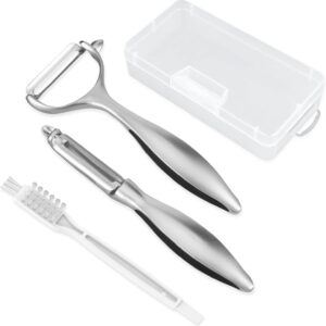 Peeler Potato Apple for Kitchen Orange Carrot Fruit Veggie Stainless Steel