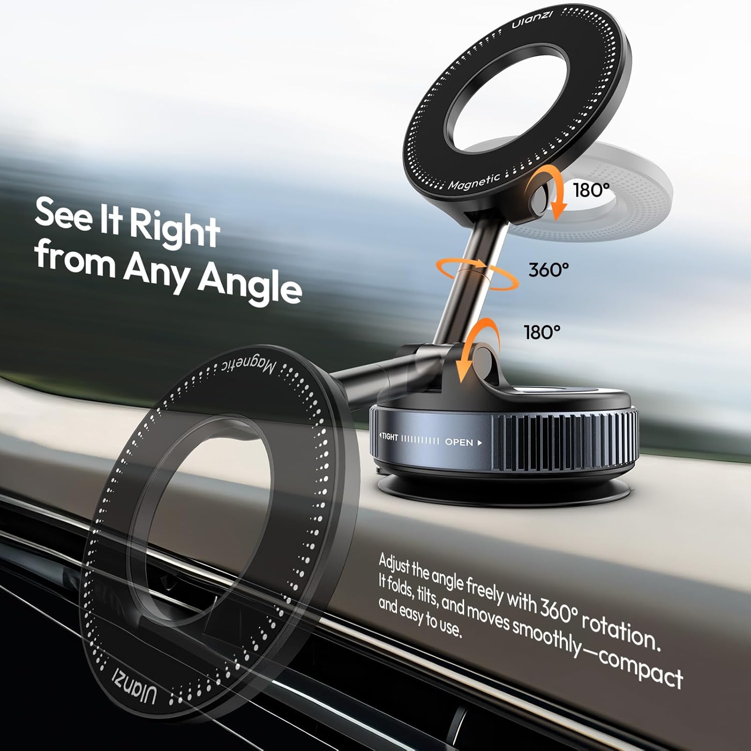 Upgraded Smartphone Vacuum Suction Mount - Image 3