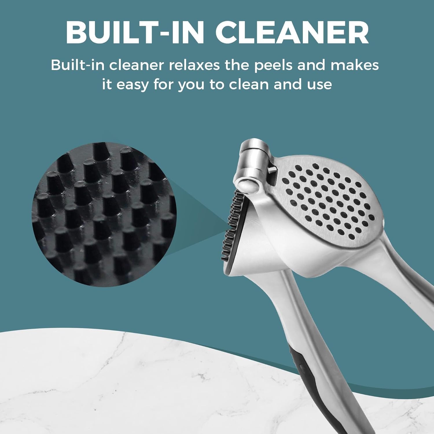 Premium Garlic Mincer with Ergonomic Grip Handle - Image 6